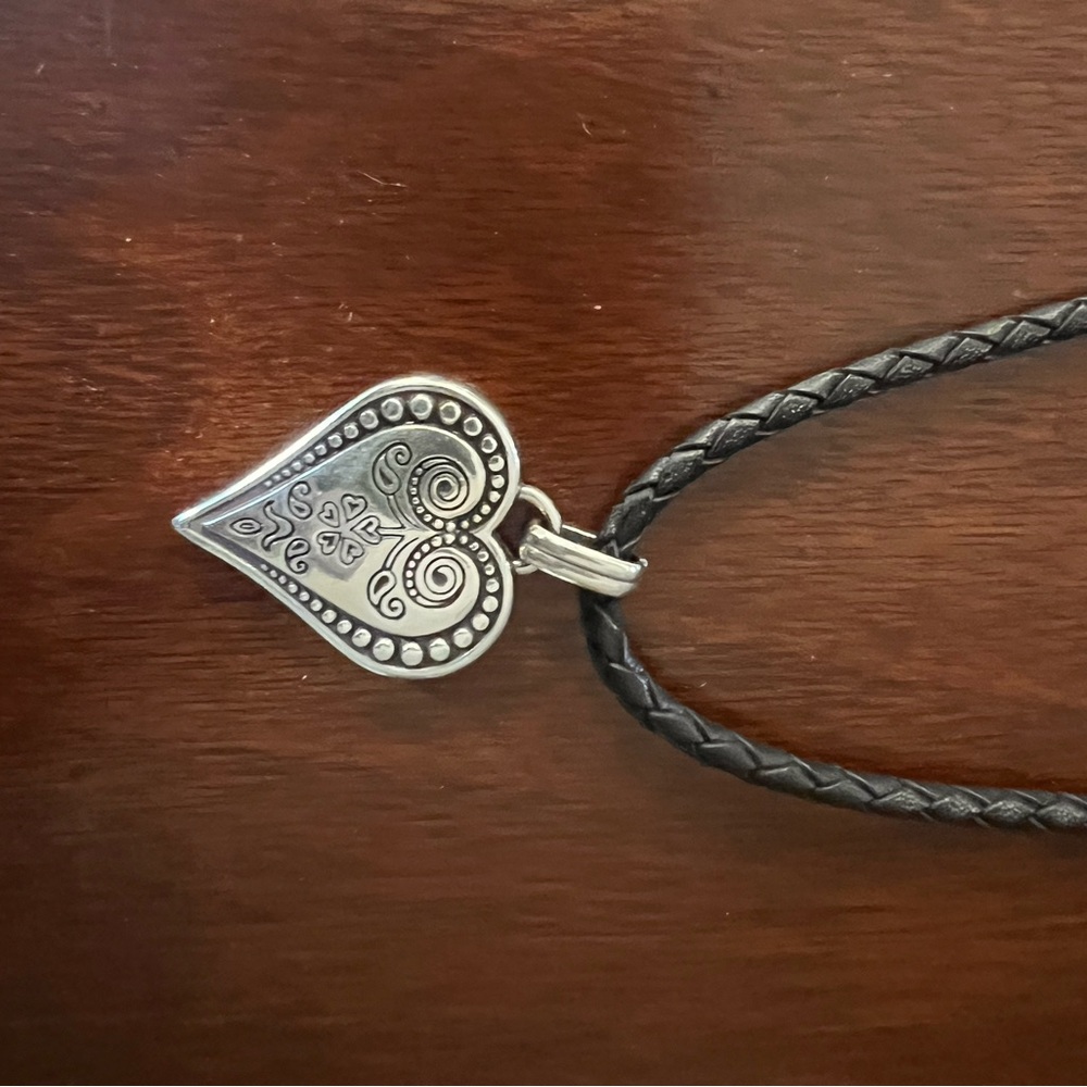 Silver Heart Pendant Necklace